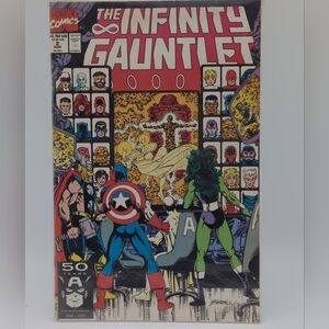 Marvel Comics The Infinity Gauntlet #2 1991 Comic Book